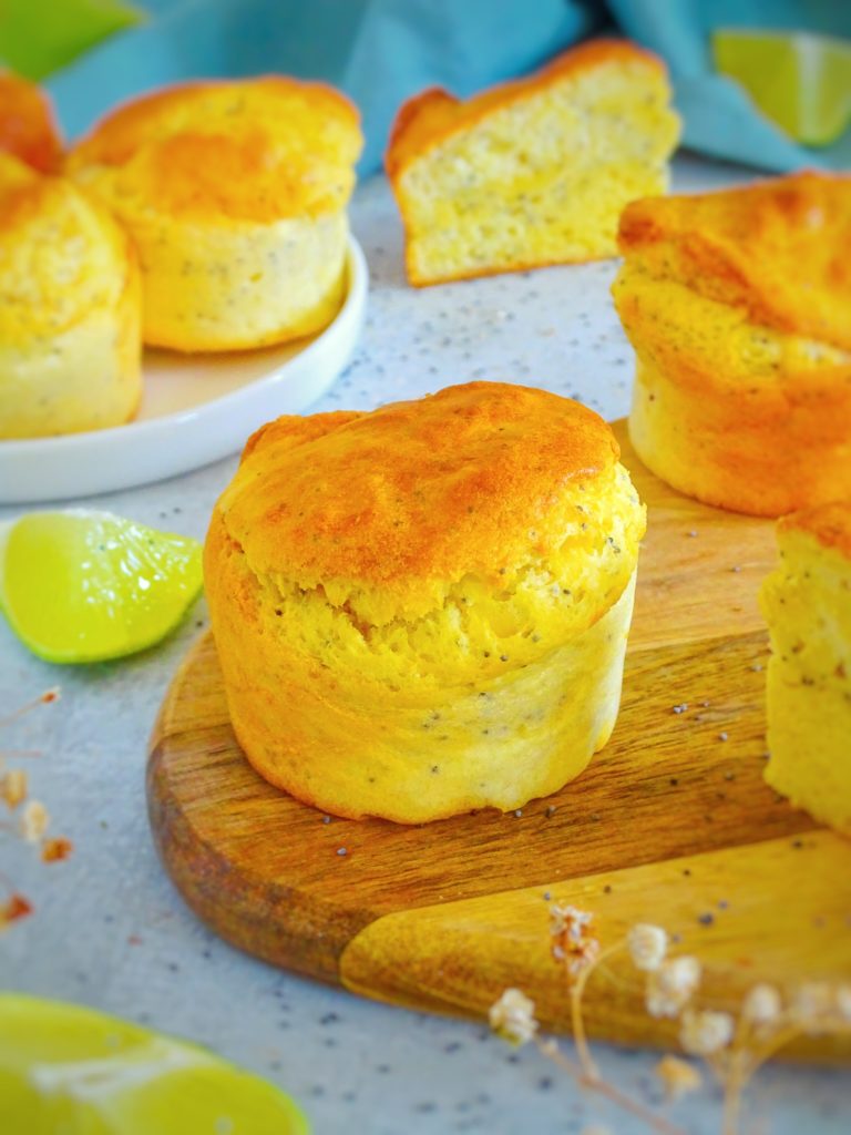 Muffins citron et graines de pavot sans beurre
