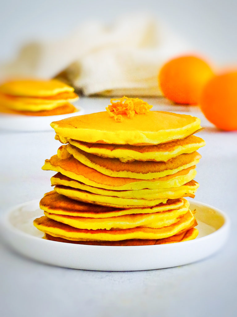 Pancakes moelleux à l’orange