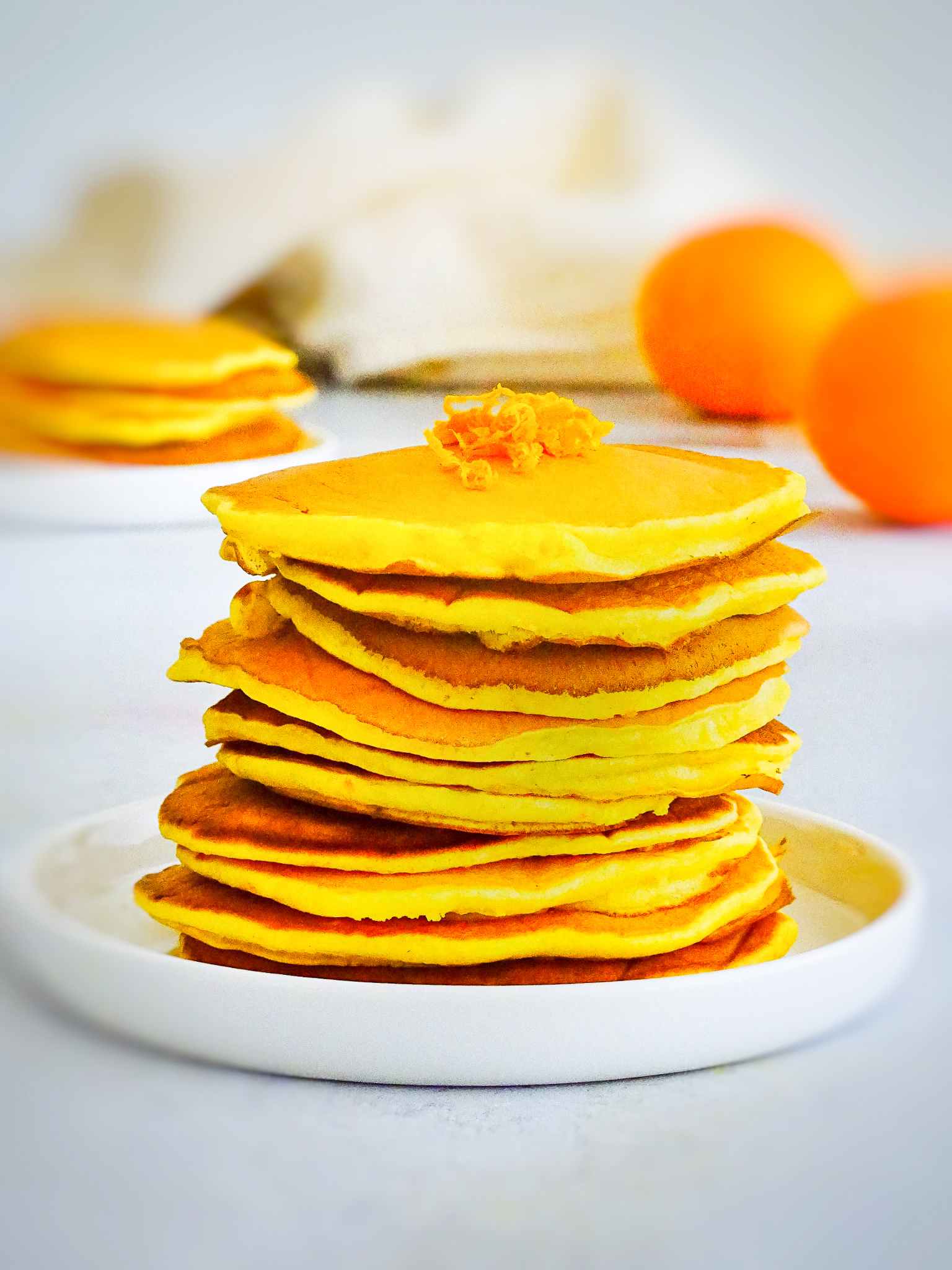 Pancakes moelleux à l’orange