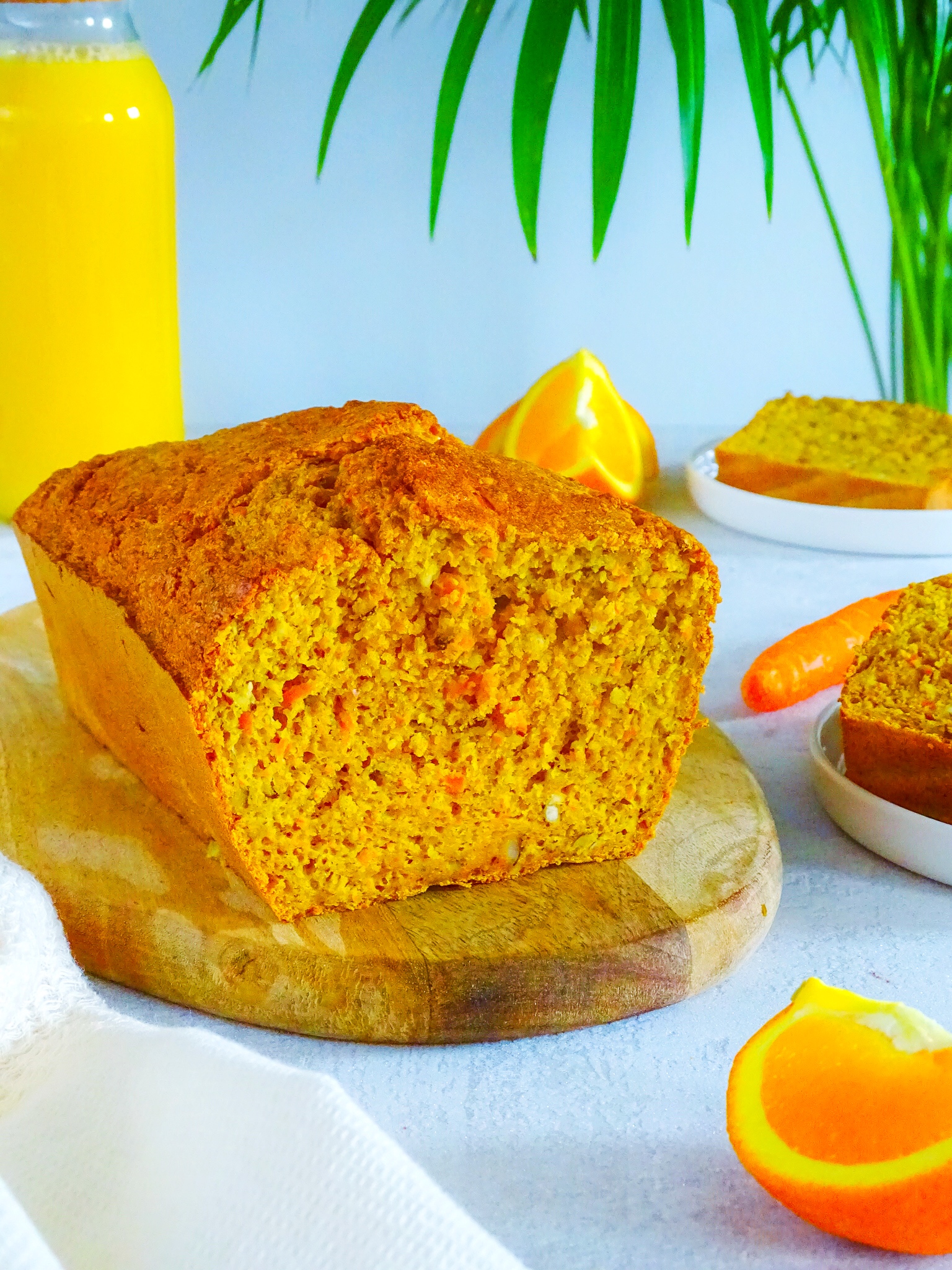 You are currently viewing Cake aux carottes orange et noisettes