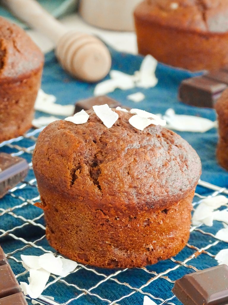 Lire la suite à propos de l’article Muffins choco-coco sans beurre